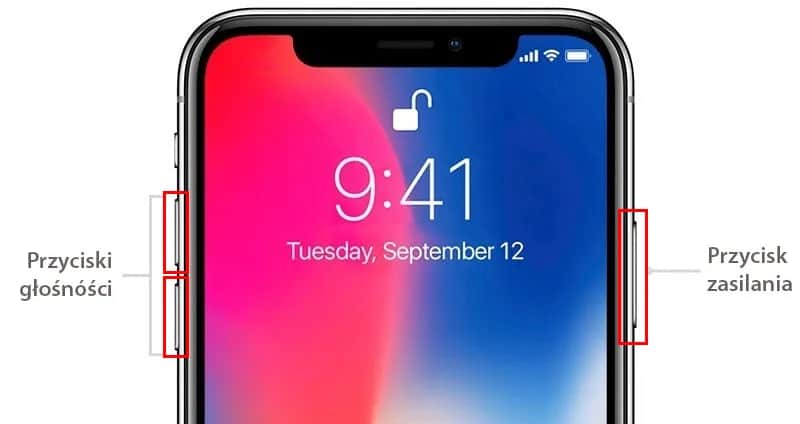 Wyłącz iPhone XS: Proste metody (standardowa i awaryjna)