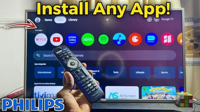 Jak dodać aplikacje do TV Philips? Poradnik Google TV i Saphi